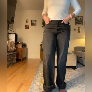 Madewell Women’s Low Slung Black Jeans Size 28